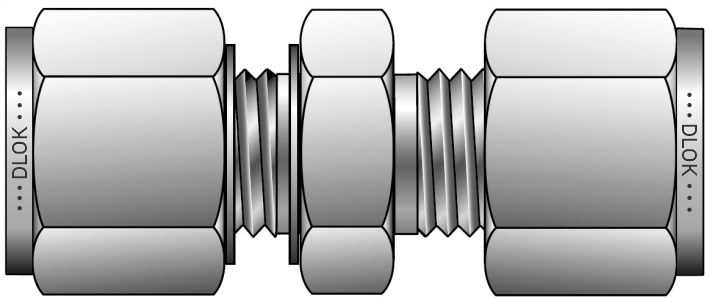 Conversion Union (For Metric Tube to Fractional Tube)